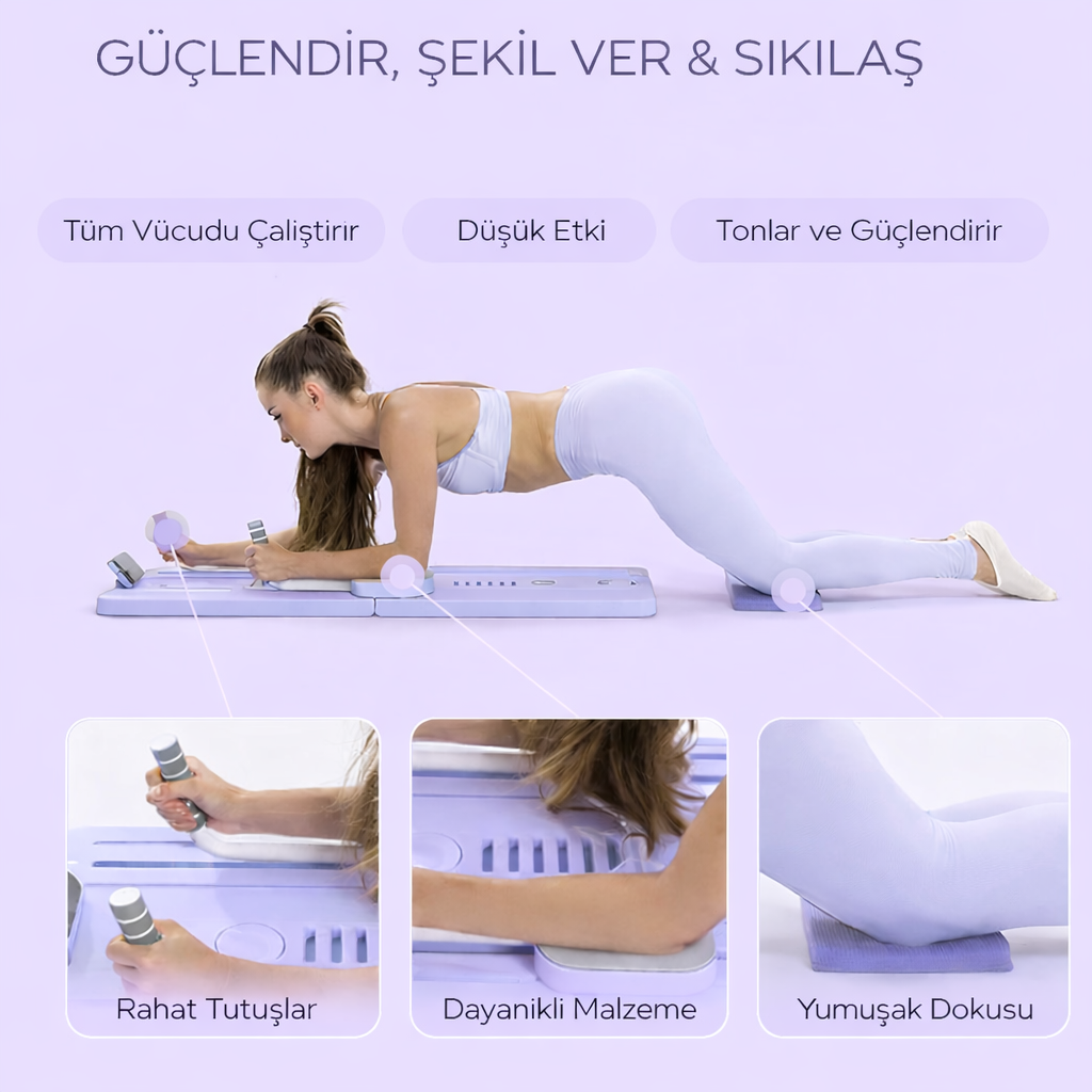 Çok Amaçlı Pilates Egzersiz Aleti